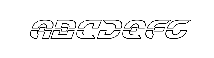 Starfighter Outline Italic  Free Fonts Download