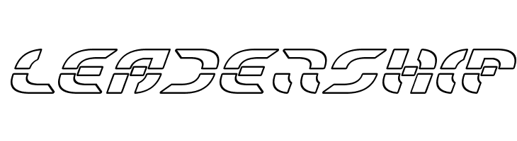 Starfighter Outline Italic  Free Fonts Download