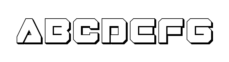 Domino Jack 3D  Free Fonts Download