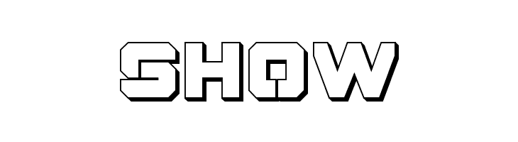 Domino Jack 3D  Free Fonts Download