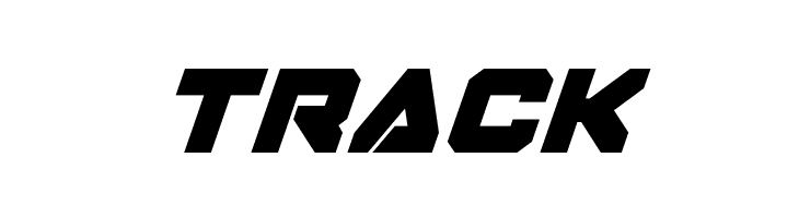 TRACK Domino Jack Super-Italic Italic Font