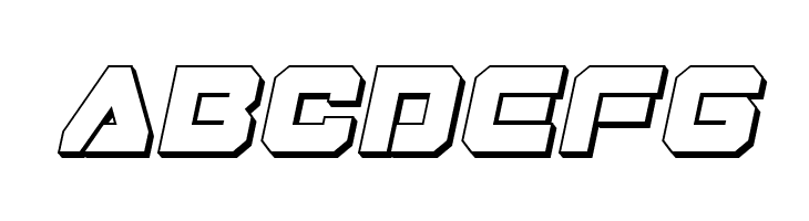 Domino Jack 3D Italic Italic  Free Fonts Download