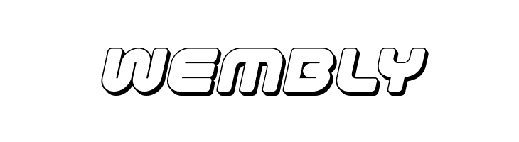 1st Enterprises 3D Italic  Free Fonts Download