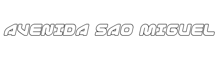 1st Enterprises Outline Italic  Free Fonts Download