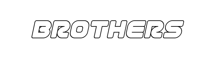 1st Enterprises Outline Italic  Free Fonts Download