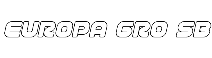 1st Enterprises Outline Italic  Free Fonts Download