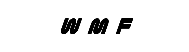 1st Enterprises Condensed Super-Italic  Free Fonts Download