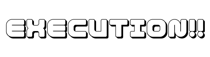 1st Enterprises 3D  Free Fonts Download