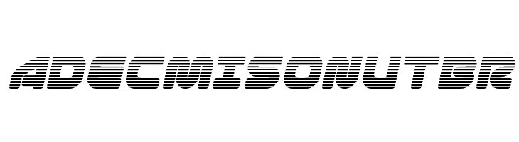 1st Enterprises Gradient Italic  Free Fonts Download