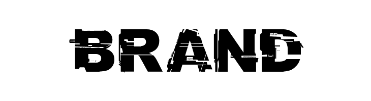 BRAND CF Glitch City Regular Font