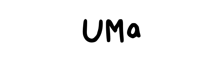 UMa Nexzie Font Regular Font