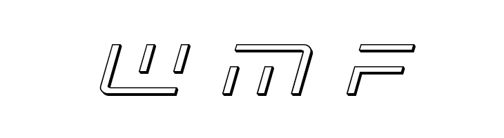 Banshee Pilot 3D Italic  Free Fonts Download