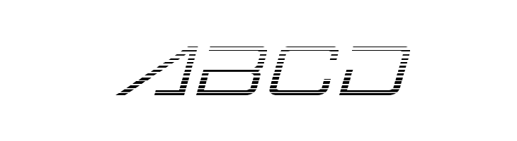 Banshee Pilot Gradient Italic  Free Fonts Download