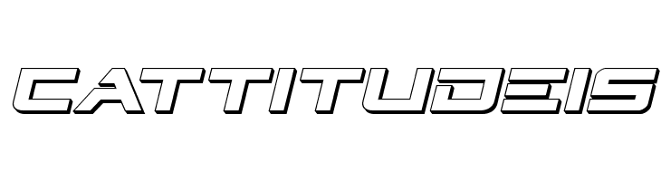 Cyberdyne 3D Italic  Free Fonts Download