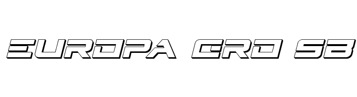 Cyberdyne 3D Italic  Free Fonts Download