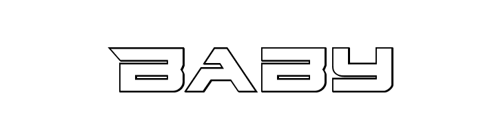 Cyberdyne Outline  Free Fonts Download