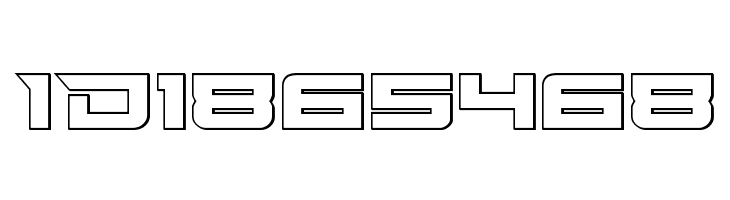 Cyberdyne Outline  Free Fonts Download
