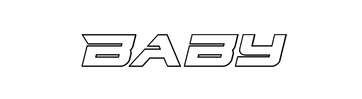 Cyberdyne Outline Italic  Free Fonts Download