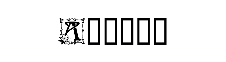 Capitular Floral  Free Fonts Download