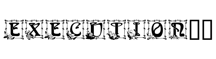 Capitular Floral  Free Fonts Download