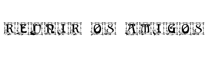 Capitular Floral  Free Fonts Download