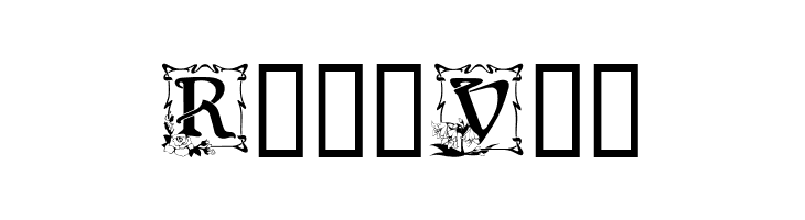 Capitular Floral  Free Fonts Download