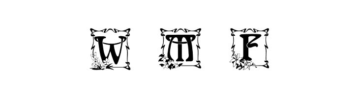 Capitular Floral  Free Fonts Download