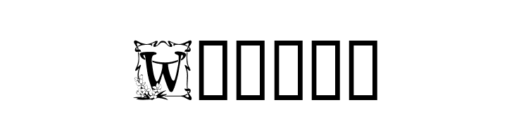 Capitular Floral  Free Fonts Download