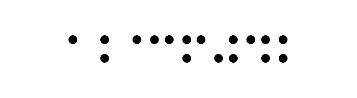 CHMC Braille  Free Fonts Download