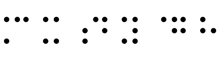 CHMC Braille  Free Fonts Download