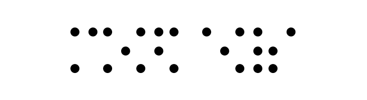 CHMC Braille  Free Fonts Download