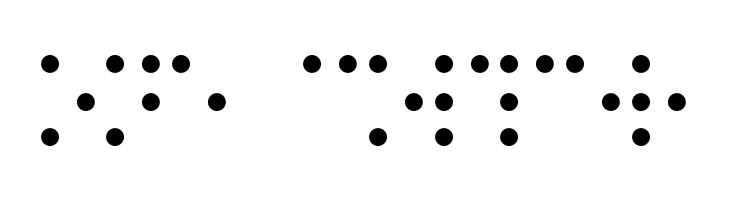 CHMC Braille  Free Fonts Download
