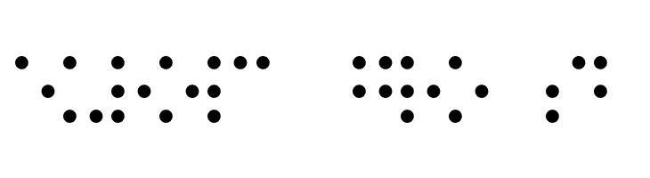 CHMC Braille  Free Fonts Download