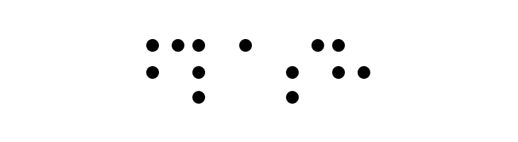 CHMC Braille  Free Fonts Download