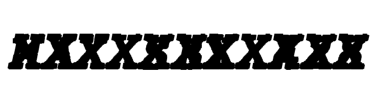 JMHTypewritermonoBlackCross-Ita  Free Fonts Download