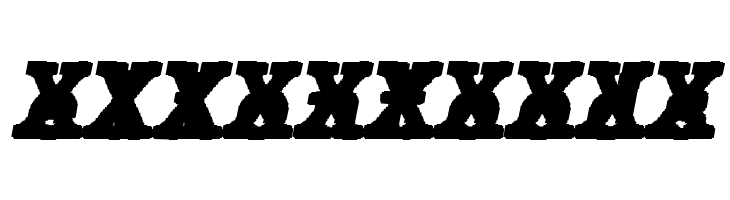 JMHTypewritermonoBlackCross-Ita  Free Fonts Download