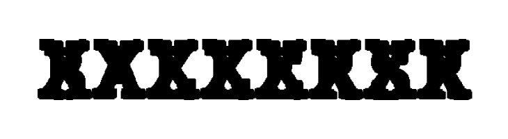 JMHTypewritermonoBlackCross-Reg  Free Fonts Download