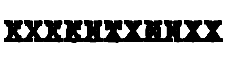 JMHTypewritermonoBlackCross-Reg  Free Fonts Download