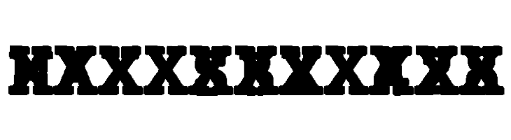 JMHTypewritermonoBlackCross-Reg  Free Fonts Download