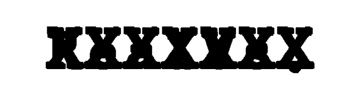 JMHTypewritermonoBlackCross-Reg  Free Fonts Download