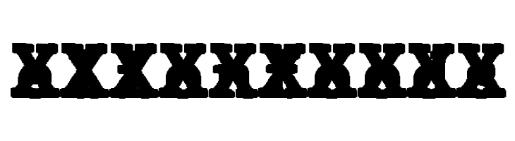 JMHTypewritermonoBlackCross-Reg  Free Fonts Download