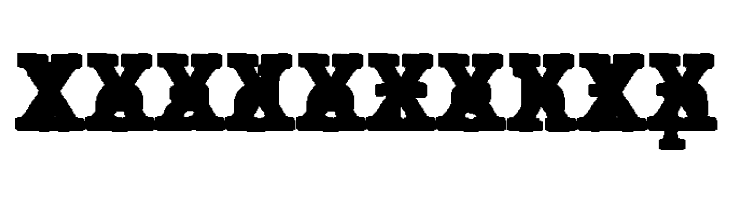 JMHTypewritermonoBlackCross-Reg  Free Fonts Download