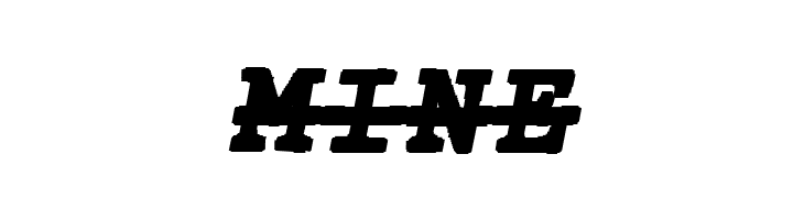 JMHTypewritermonoBlackOver-Ital  Free Fonts Download