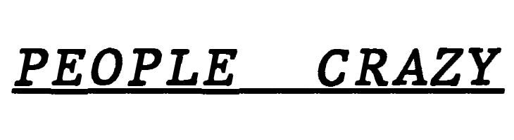 JMHTypewritermonoUnder-Italic  Free Fonts Download