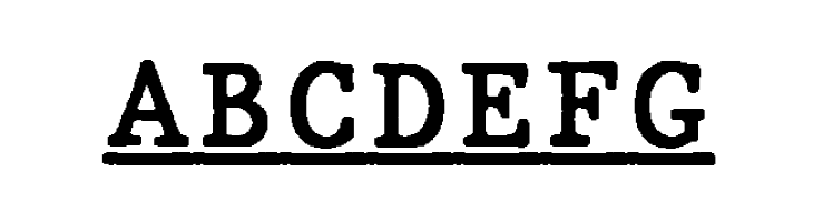 JMHTypewritermonoUnder-Regular  Free Fonts Download