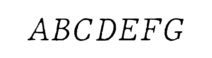 JMHTypewritermonoFine-Italic  Free Fonts Download