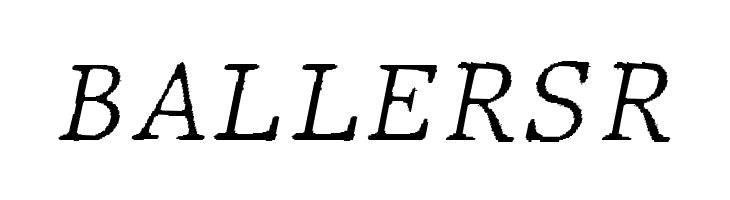 JMHTypewritermonoFine-Italic  Free Fonts Download