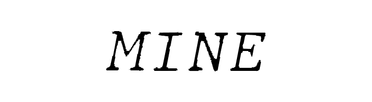 JMHTypewritermonoFine-Italic  Free Fonts Download