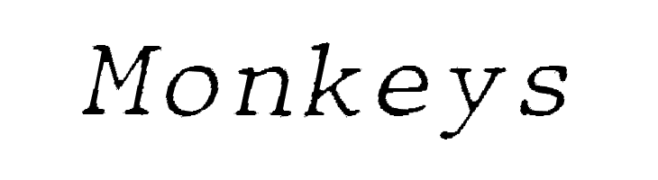 JMHTypewritermonoFine-Italic  Free Fonts Download