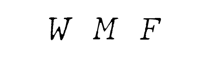 JMHTypewritermonoFine-Italic  Free Fonts Download